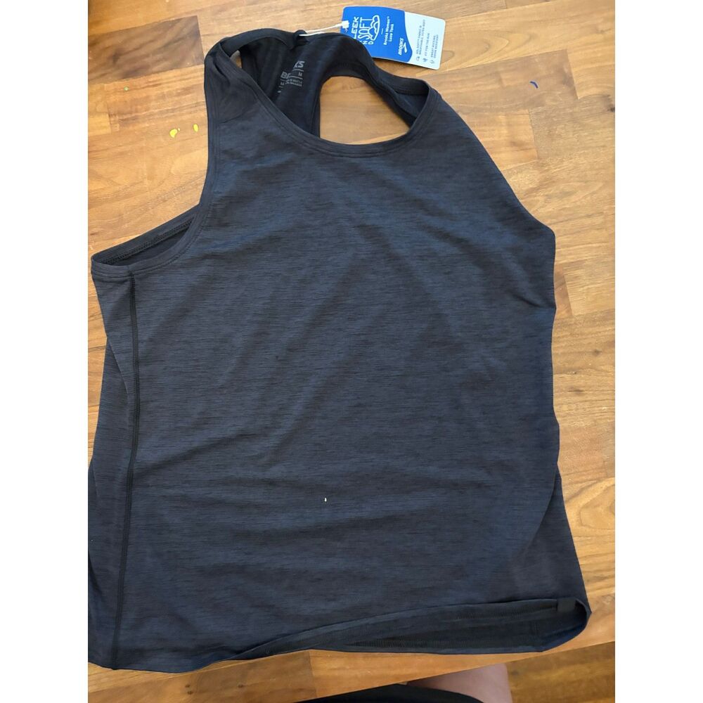 Brooks Running Black Tank Top Size M NWT